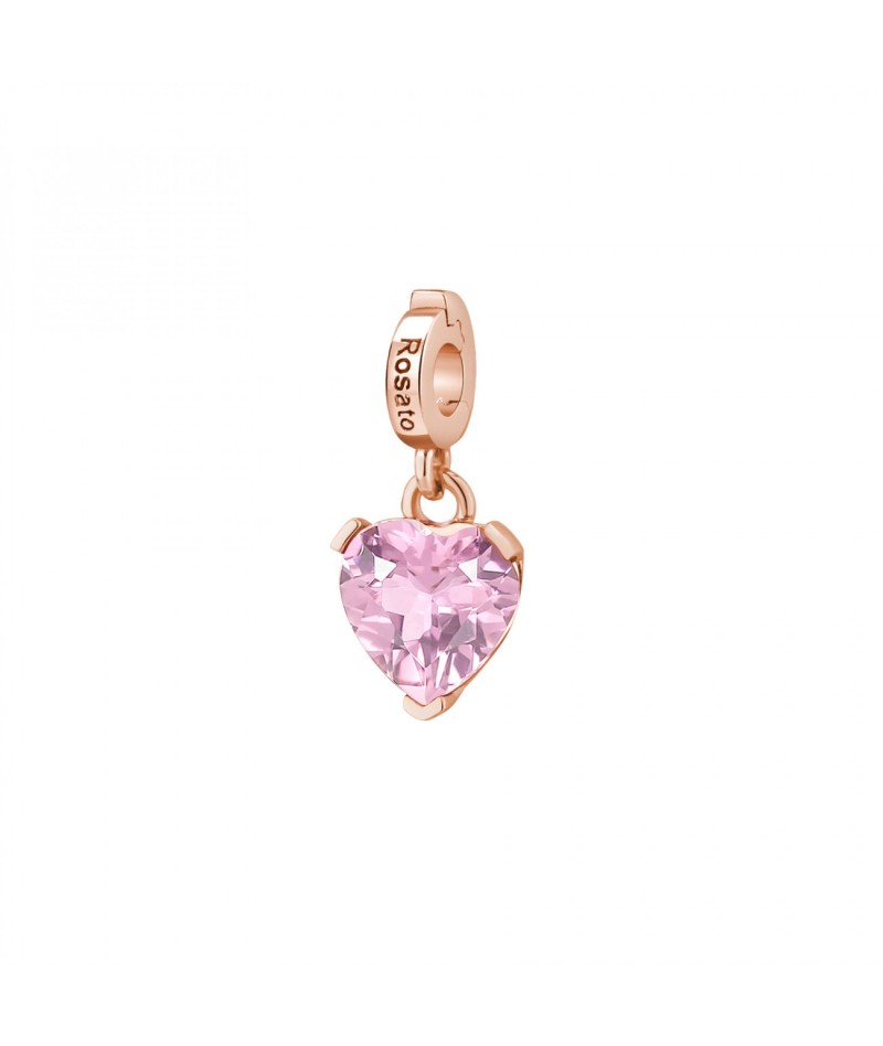 Rosato - Charm Cuore Rosa RZ190